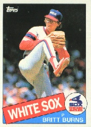 1985 Topps Baseball Cards      338     Britt Burns